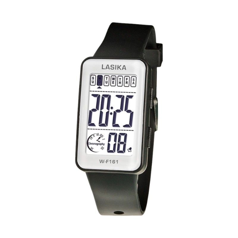 Ψηφιακό ρολόι χειρός - WF161 - Lasika - 115144 - Black/White