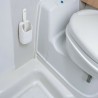 Lampa - Πιγκάλ Καθαρισμού Λεκάνης Πλαστικό Toilet Brush σε Λευκό Χρώμα με Διαστάσεις 79x68x160 mm - 1 Τεμ. (L4070.5)