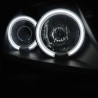 Μπροστινά Φανάρια Set Για Suzuki Swift 05-10 ccfl Angel Eyes Μαύρα H1/H1Sonar