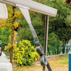Lampa - Σετ Στήριξης / Πρόσδεσης Τέντας Κασέτας Anti-Storm με Πασσάλους Universal για Τέντες με Οδηγό έως 6,5 mm - 1 Σετ (L2017.