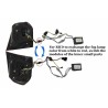 Πισινά Φανάρια Set Για Vw Golf VI (6) 08-12 Full Led Dynamic GTI R20 Look Σκούρο Κόκκινο/Λευκό VLand