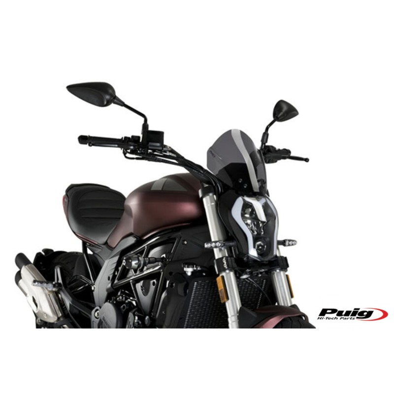 Παρμπρίζ PUIG 3690F NAKED NEW GEN. DARK SMOKE 260X240MM 502C