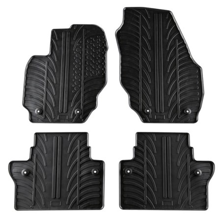 Πατάκια Αυτοκινήτου Gledring 0389 Volvo V70 2007- / XC70 2008- Μαύρο 4 Τεμάχια