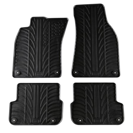 Πατάκια Αυτοκινήτου Gledring 0247 Audi A6 C6 2006-2010 Μαύρο 4 Τεμάχια