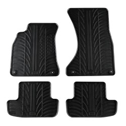 Πατάκια Αυτοκινήτου Gledring 0241 Audi A4 B8 Coupe 2007-2016 Μαύρο 4 Τεμάχια