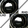 Μπροστινά Φανάρια Set Για Audi A3 8L 96-00 Angel Eyes Μαύρα H7/H7 Depo