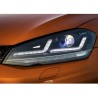 Μπροστινά Φανάρια Set Για Vw Golf VII (7) 12-17 DRL Full Led Halogen Version Black/Chrome LEDHL103-CM Osram Ledriving Osram Ledr
