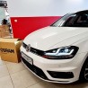 Μπροστινά Φανάρια Set Για Vw Golf VII (7) 12-17 DRL Full Led Halogen Version Black LEDHL103-BK Osram Ledriving