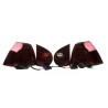 Πισινά Φανάρια Set Για Vw Golf V (5) 03-08 Led Urban Style Cherry Red/Smoke Winjet