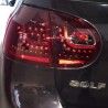Πισινά Φανάρια Set Για Vw Golf V (5) 03-08 Led Urban Style Cherry Red/Smoke Winjet