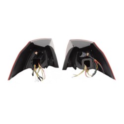 Πισινά Φανάρια Set Για Vw Golf V (5) 03-08 Led Urban Style Cherry Red/Smoke Winjet