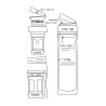 Timolino Omni Tritan Insulated Bottle Tall 400ml Κόκκινο