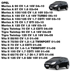 Simoni Racing - Φίλτρο Αέρα Racing Πλακέ 293x158x40 mm από Κόκκινο Βαμβάκι, Πλενόμενο και Επαναχρησιμοποιούμενο για Opel Combo B