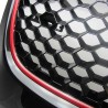 Μάσκα Για Vw Golf V (5) 03-08 / Jetta 05-11 GTI Look Κυψελωτή Με Κόκκινο Σιρίτι 1 Τεμάχιο