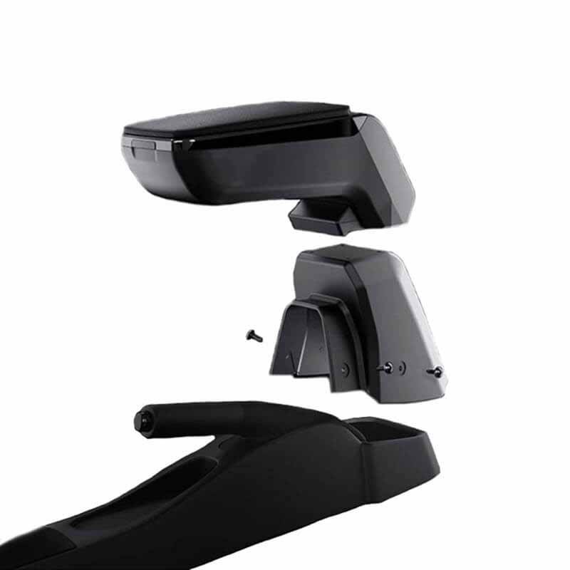 Κονσόλα Χειροφρένου Τεμπέλης Armster S Για Seat Leon 4 (KL1/KL8) 2020+ ( Με Επέκταση Παροχής 12V) Μαύρο Χρώμα