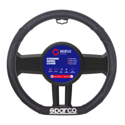 Κάλυμμα Τιμονιού μαύρο D37.5 8.5cm 1τμχ Sparco