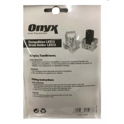 Ποτηροθήκη Αεραγωγού Μαύρη 21523 Onyx