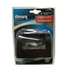 Ποτηροθήκη Αεραγωγού Μαύρη 21523 Onyx