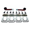 Μπαγκαζιέρα Οροφής Cube 470L Silver Mat Με Μονό Άνοιγμα
