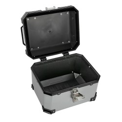 Lampa – Βαλιτσάκι Μοτοσυκλέτας T-Box 35L Ασημί για Ασφαλή Μεταφορά Εξοπλισμού με Σύστημα Γρήγορης Απελευθέρωσης – 1 Τεμ. (9166.6