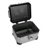 Lampa – Βαλιτσάκι Μοτοσυκλέτας T-Box 35L Ασημί για Ασφαλή Μεταφορά Εξοπλισμού με Σύστημα Γρήγορης Απελευθέρωσης – 1 Τεμ. (9166.6