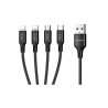 Καλώδιο φόρτισης & data 4in1 - Fast Charge - CL-129 - 1.5m - AWEI - 002295