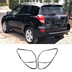 Μασκάκια Πισινών Φαναριών Χρωμίου Για Toyota Rav4 06-11 2 Τεμάχια