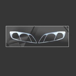 Μασκάκια Μπροστινών Φαναριών Χρωμίου Για Toyota Corolla 2005- 2 Τεμάχια