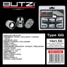 Αντικλεπτικά Μπουλόνια Ασφαλείας Butzi Premium Kit 6 pcs Με Μοναδικό Κλειδί-Εργαλείο Type-GG M14x1.50 T19/21