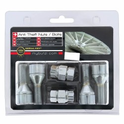 Αντικλεπτικά Μπουλόνια Ασφαλείας Butzi Pro Kit 6 pcs Με Μοναδικό Κλειδί-Εργαλείο Type-JJ M12x1.25 L37 T17