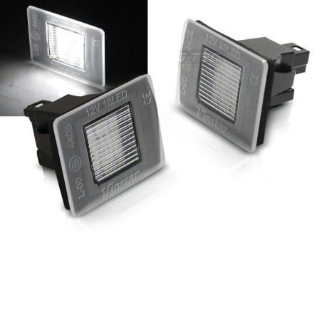 Led Φαναράκια Πινακίδας Για Mercedes-Benz A-Class W176 ,SLK R172 ,GLA X156 ,GLE W166 ,GL X166 ,V-Class Vito W447 Ζευγάρι 2 Τεμάχ