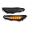 Πλαϊνά Φλας Φτερού Για Bmw 3 E46 Sedan 01-05 / Touring 01-05 / 5 E60/E61 03-10 / X3 E83 03-10 5 Led Smoke 2 Τεμάχια