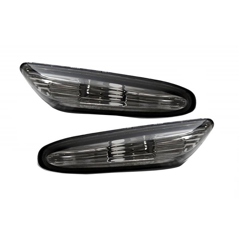 Πλαϊνά Φλας Φτερού Για Bmw 3 E46 Sedan 01-05 / Touring 01-05 / 5 E60/E61 03-10 / X3 E83 03-10 Smoke 2 Τεμάχια