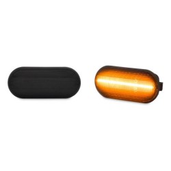Πλαϊνά Φλας Φτερού Για VW Golf/ Vento/Bora/ Passat/ Polo/Transporter/ Seat Toledo/Leon/Ibiza/Cordoba/Alhambra/ Led Dynamic Smoke