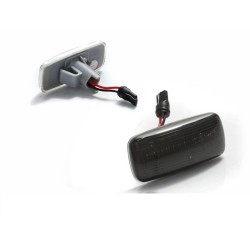 Πλαϊνά Φλας Φτερού Για Audi A3 8L 00-03 / A4 B5 99-01 / A6 C5 97-04 / TT 8N 99-06 Led Smoke 2 Τεμάχια
