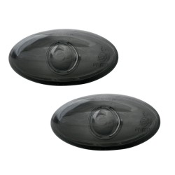 Πλαϊνά Φλας Φτερού Για Peugeot 107 / 1007 / 206 / 307 / 407 / 4007 / 607 / Partner / Citroen C2 / C3 / Xsara / Toyota Aygo Smoke