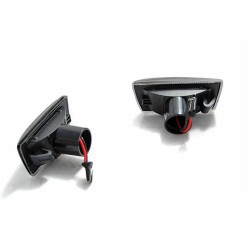 Πλαϊνά Φλας Φτερού Για Opel Astra H 04-10 / Corsa D 06-11 / Insignia 08-12 / Zafira B 05-14 Led Dynamic Smoke 2 Τεμάχια