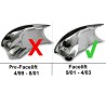 Μπροστινά Φλας Για Bmw 3 E46 Coupe/Cabrio 01-03 Βιδωτά Μαύρα 2 Τεμάχια Sonar