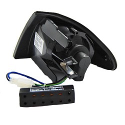 Μπροστινά Φλας Για Bmw 3 E46 99-01 Sedan/Touring Μαύρα/Clear Led 2 Τεμάχια Eagle Eyes