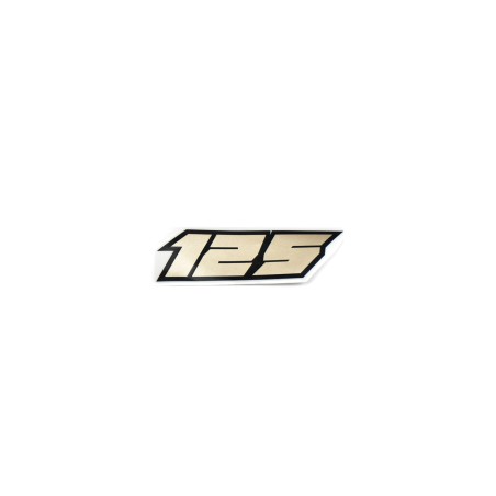Αυτοκόλλητο OEM "125" (για Μαύρο Μοτό) BENELLI/TNT125I