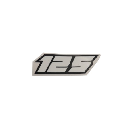 Αυτοκόλλητο OEM "125" (για Λευκό-Κοκκ.Μοτό) BENELLI/TNT125I