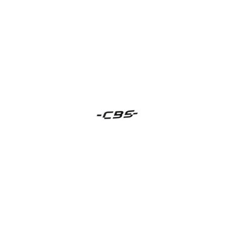 Αυτοκόλλητο OEM "CBS" Μαύρο για Λευκό Μοτό BENELLI/TNT125I