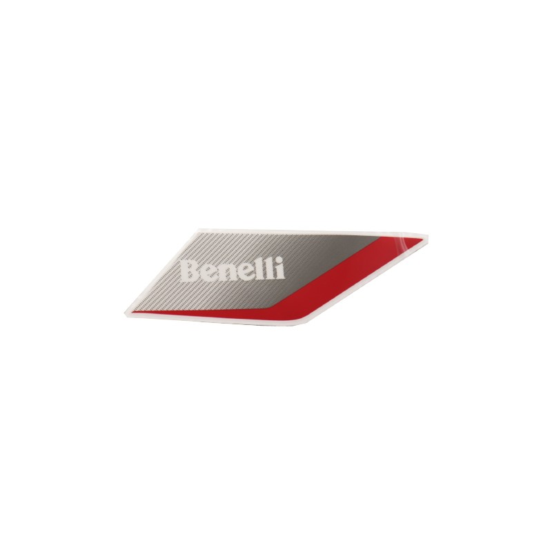 Αυτοκόλλητο OEM  "BENELLI"  Δεξ. για Μαύρο Μοτό BENELLI/TNT125I