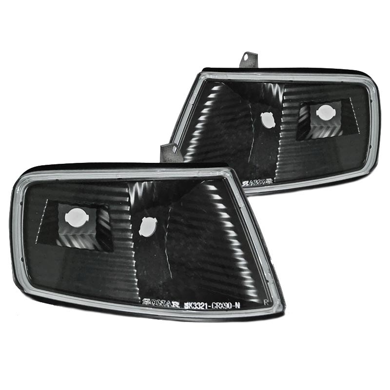 Μπροστινά Φλας Για Honda CRX 90-92 Μαύρα 2 Τεμάχια Sonar