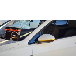 Φλας Καθρέπτη Για Vw Golf 7 VII 2012-2016 / 7.5 FL 2017+ / Touran II 2015+ Osram Dynamic Led Μαύρο 2 Τεμάχια