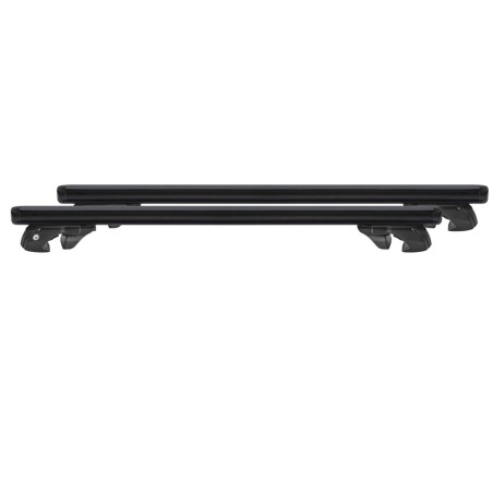 MENABO ΜΠΑΡΕΣ ΟΡΟΦΗΣ ΑΛΟΥΜΙΝΙΟΥ FENDER XL 134 cm ΣΕ ΜΑΥΡΟ ΧΡΩΜΑ ΓΙΑ Renault Scenic X Mod 5 doors 20132016 ΜΕ RAISED RAILS - 2 ΤΕ