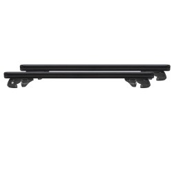 MENABO ΜΠΑΡΕΣ ΟΡΟΦΗΣ ΑΛΟΥΜΙΝΙΟΥ FENDER XL 134 cm ΣΕ ΜΑΥΡΟ ΧΡΩΜΑ ΓΙΑ Toyota Land Cruiser (J200) 5 doors 20072021 ΜΕ RAISED RAILS 
