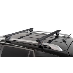 MENABO ΜΠΑΡΕΣ ΟΡΟΦΗΣ ΑΛΟΥΜΙΝΙΟΥ FENDER XL 134 cm ΣΕ ΜΑΥΡΟ ΧΡΩΜΑ ΓΙΑ Volkswagen Pointer II 5 doors 19942013 ΜΕ RAISED RAILS - 2 Τ