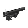 MENABO ΜΠΑΡΕΣ ΟΡΟΦΗΣ ΑΛΟΥΜΙΝΙΟΥ FENDER XL 134 cm ΣΕ ΜΑΥΡΟ ΧΡΩΜΑ ΓΙΑ Volkswagen Pointer II 5 doors 19942013 ΜΕ RAISED RAILS - 2 Τ