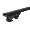 MENABO ΜΠΑΡΕΣ ΟΡΟΦΗΣ ΑΛΟΥΜΙΝΙΟΥ FENDER XL 134 cm ΣΕ ΜΑΥΡΟ ΧΡΩΜΑ ΓΙΑ Volkswagen Pointer II 5 doors 19942013 ΜΕ RAISED RAILS - 2 Τ